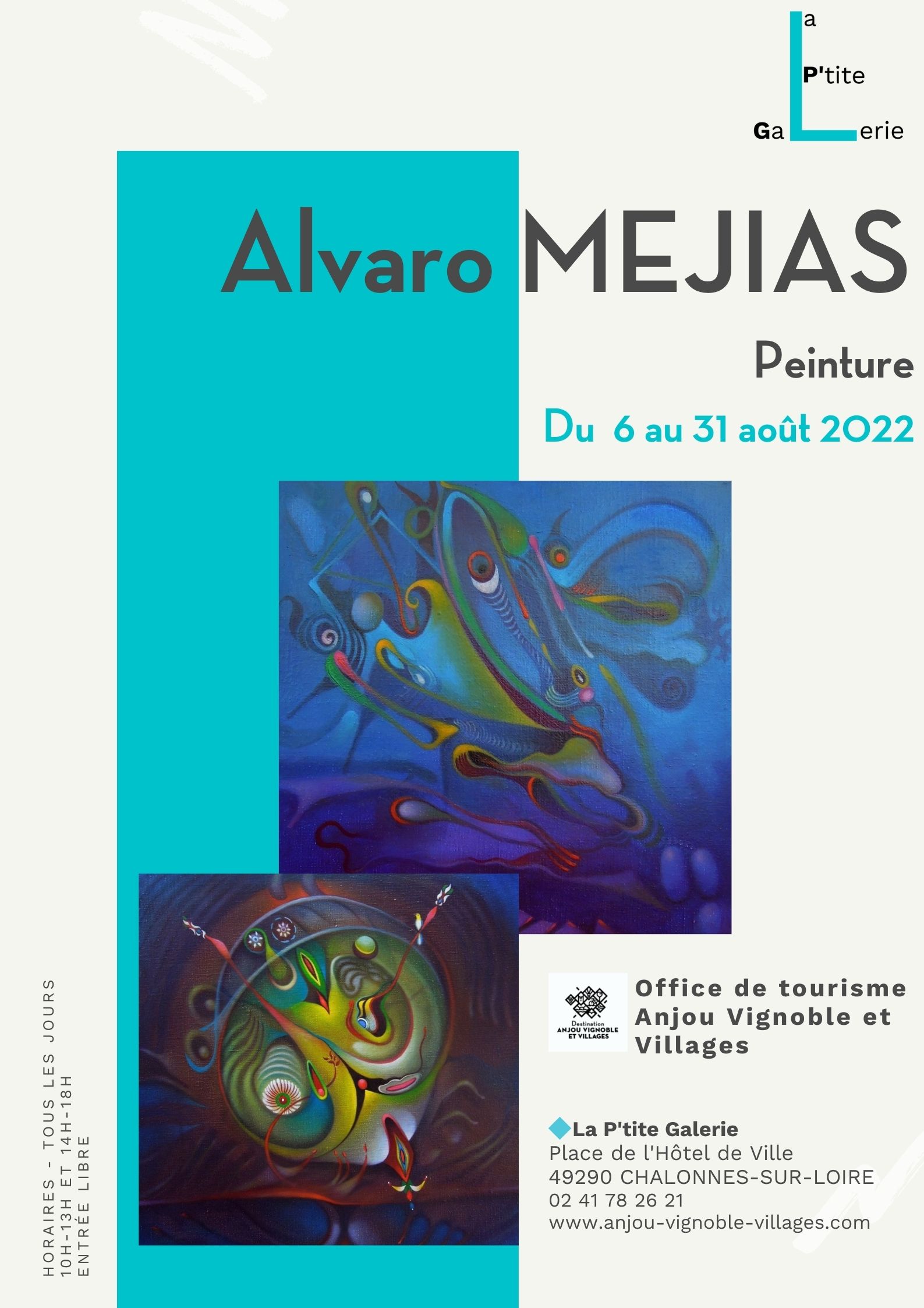 EXPOSITION D’ALVARO MEJIAS – CHALONNES SUR LOIRE©