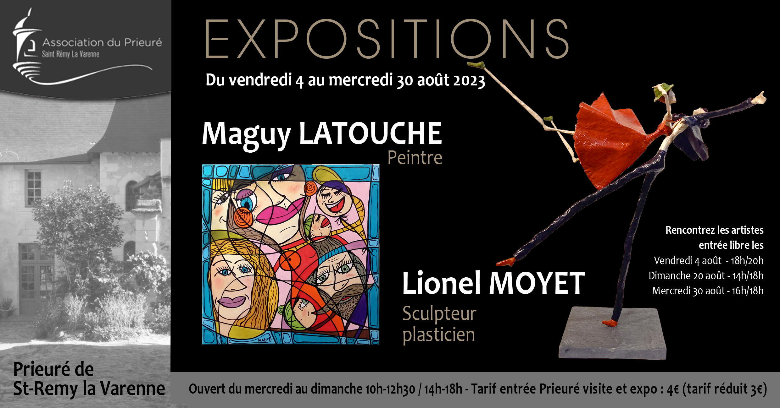 EXPOSITION DE MAGUY LATOUCHE ET LIONEL MOYET©