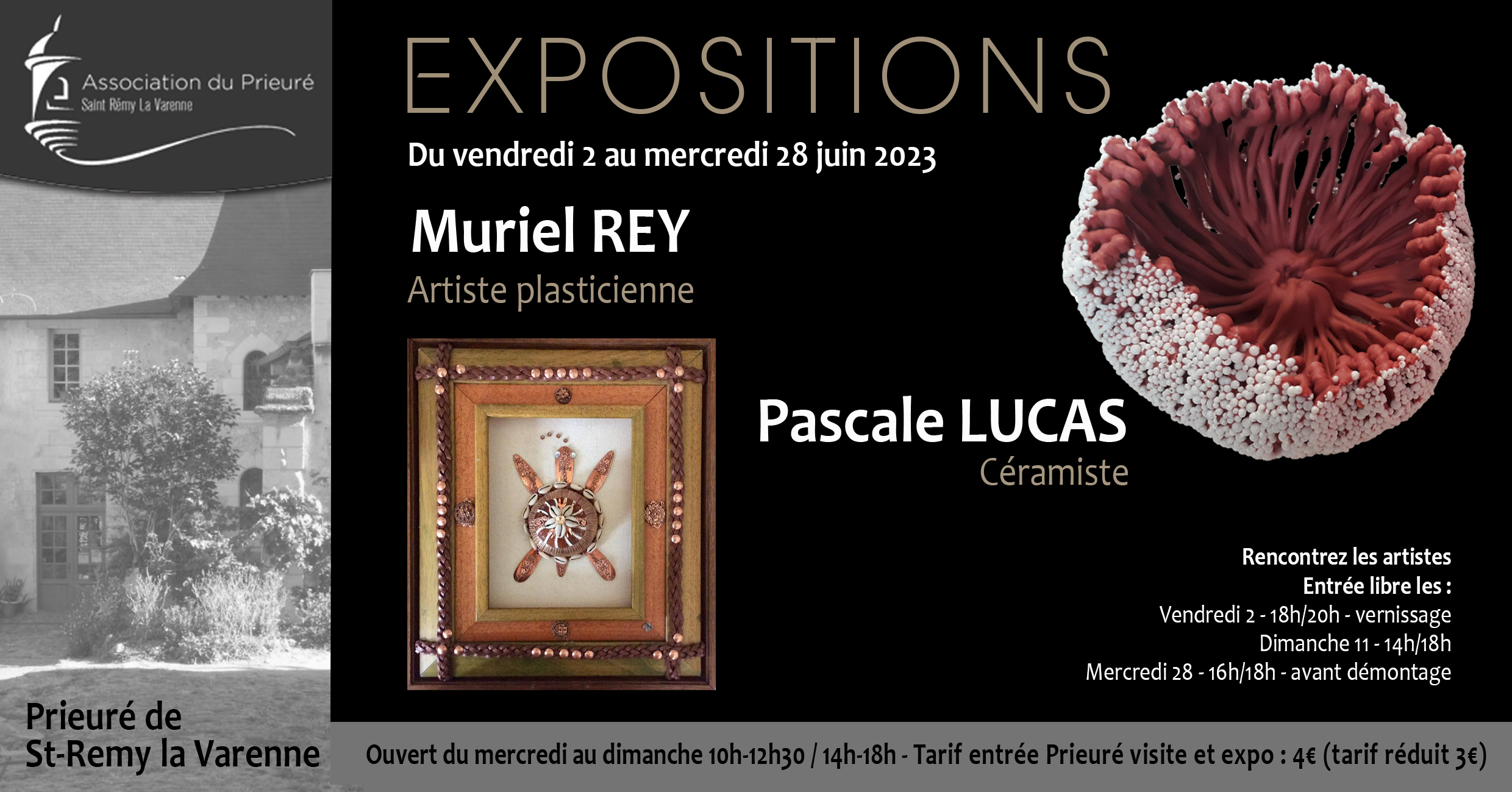 EXPOSITION DE MURIEL REY ET PASCALE REY©