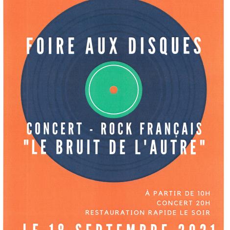 FOIRE AUX DISQUES + CONCERT