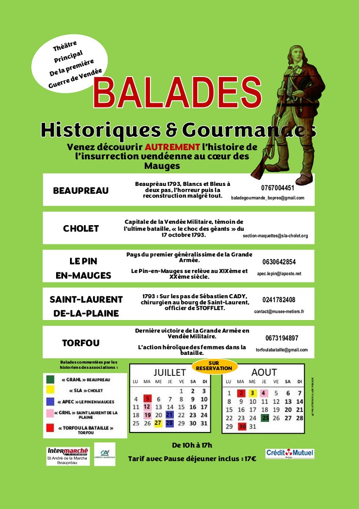 BALADE HISTORIQUE & GOURMANDE DE ST LAURENT DE LA PLAINE©