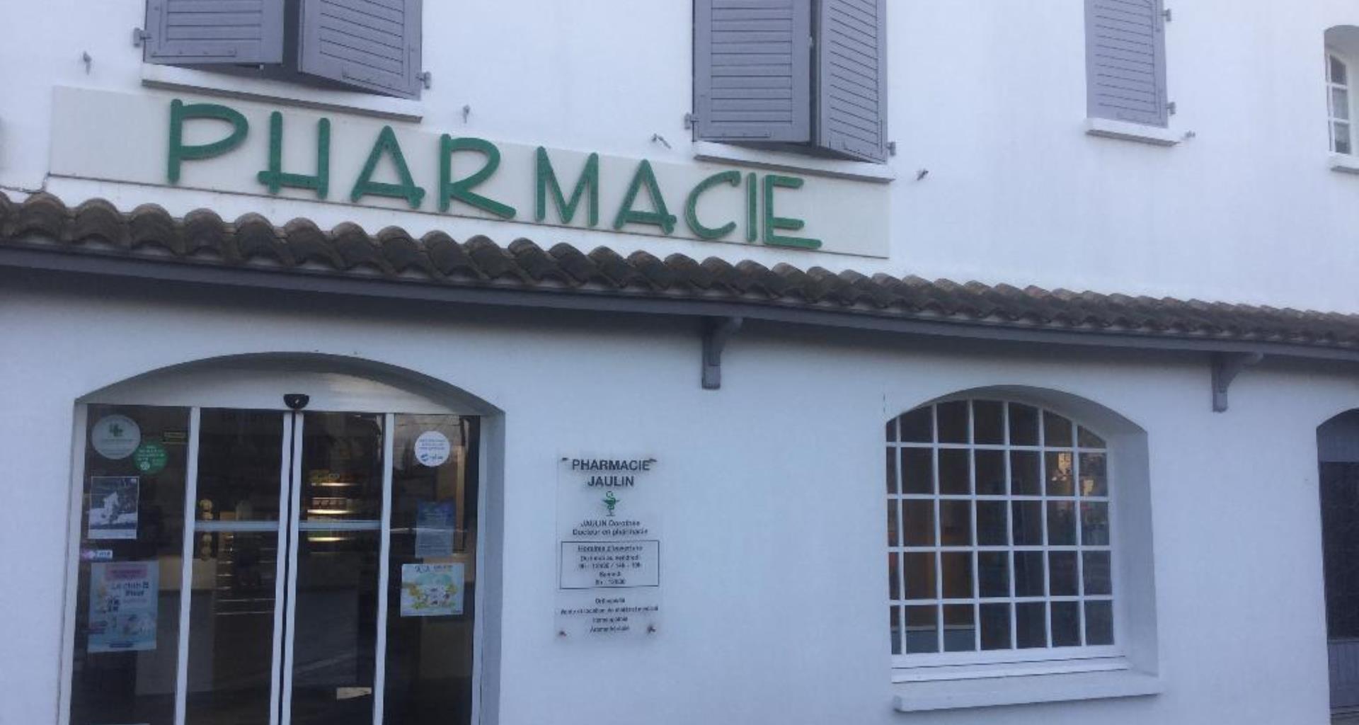 Pharmacie_jaulin,l'Île d'Elle, facade